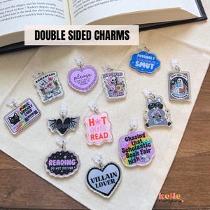 Kindle Charm, Phone Charm, USB Charm, Kindle Accessories, Phone Accessories, Mini Keychain Charm, Bookish Merch, Bookish Gifts, Dust Plug C