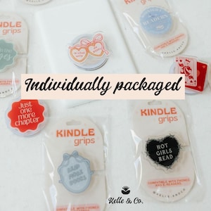 Queen of books MagSafe Kindle Grip | Kindle Holder | Kindle Accessories | Phone Holder | Ereader accessories | Bookish gift for her image 3