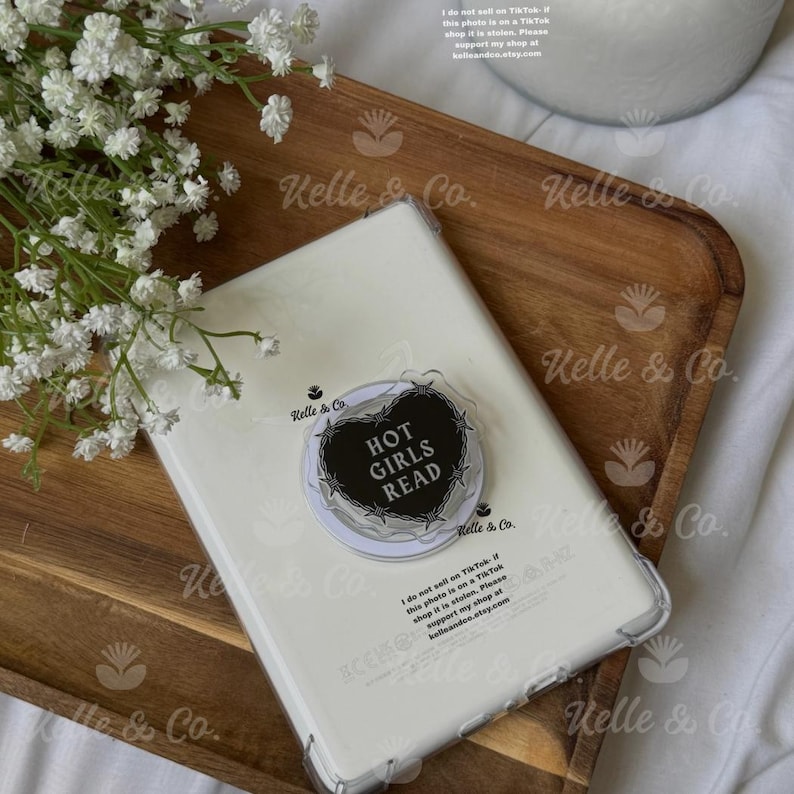 Hot girls read Magsafe Kindle Grip,Bookish Merch, Kindle Accessory, Phone Grip, Bookish Accessory, Bookworm Gift, Dark Romance, gift for her image 5
