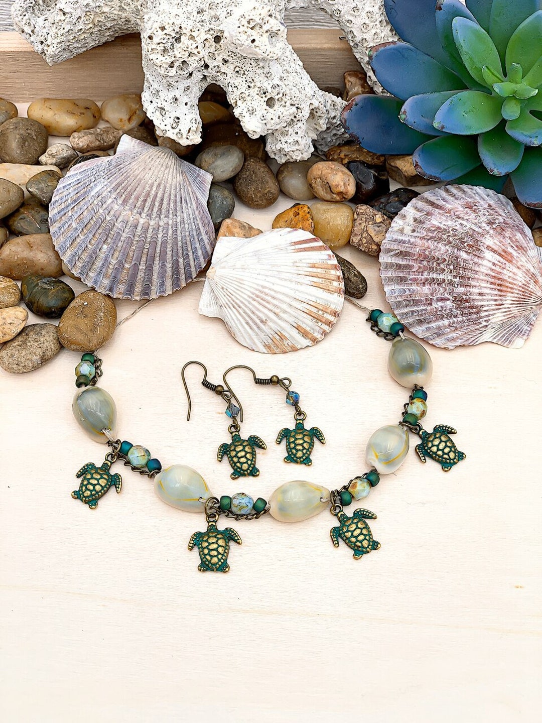 Shell Choker Necklace, Turtle Shell Necklace, Shell Necklace, Choker ...