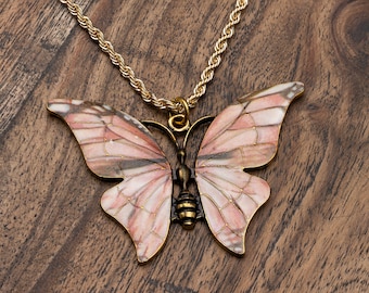 Butterfly jewelry, Butterfly Necklace, Cute Butterfly Pendant, Dragonfly Pendant, Rhinestone Dragonfly, Large Dragonfly Pendant.
