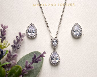 Bridesmaid jewelry set, Bridal jewelry, Bridal jewelry set, bridesmaid jewelry, Maid of Honor Gift, wedding jewelry