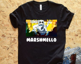 marshmello fortnite unisex t shirt - fortnite etsy