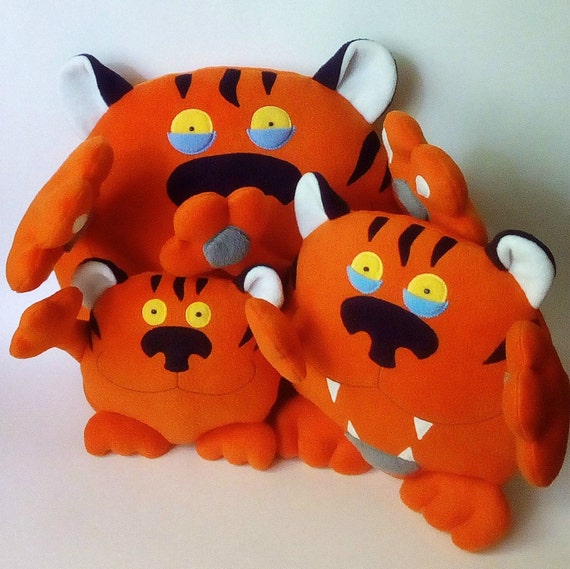 Animal Pillows Tiger Gifts Animal Decor Pillow Pet Etsy
