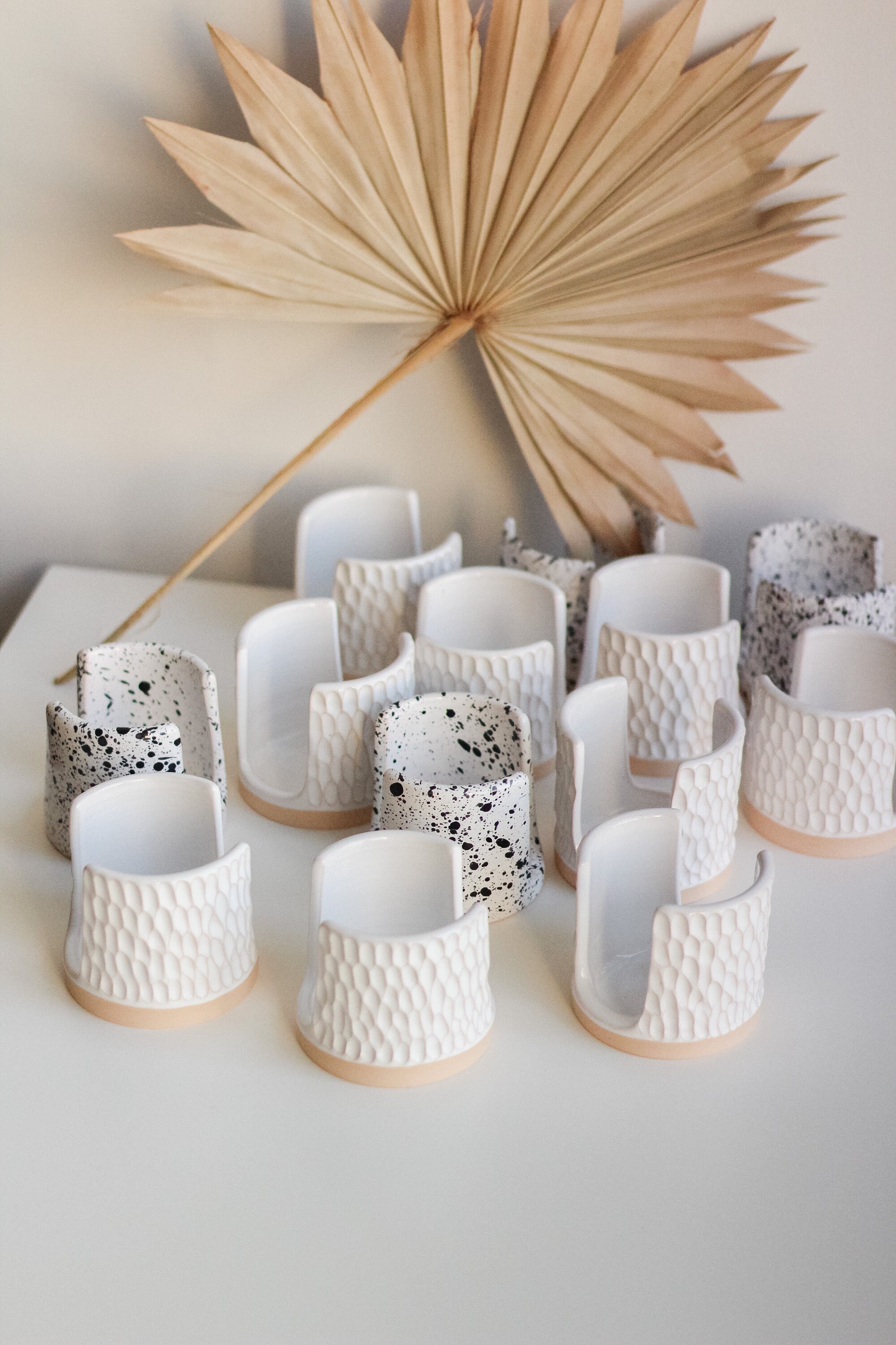 White ceramic sponge holder for kitchen sink Pottery napkin Etsy