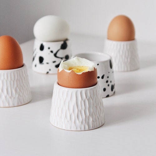 Ceramic Egg Cup Pottery Egg Cups Unique Ceramic Egg Holder Etsy