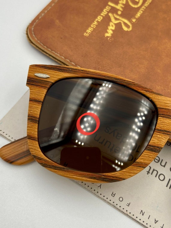 Authentic Vintage RayBan B&L Usa Wayfarer Woodie … - image 10