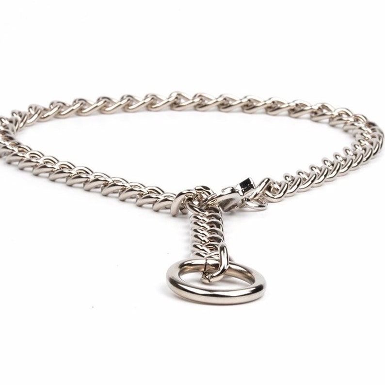O Ring Chain Choker Necklace