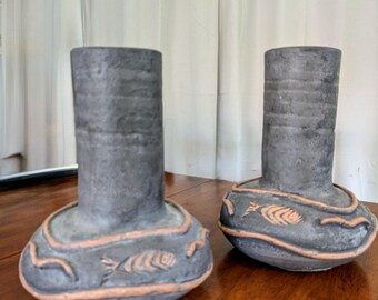 Vintage 1991 Jay Gogin Raku Pottery Pot or Vase - Etsy