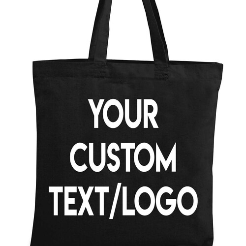 Custom Tote Bag Promotional Tote Bag Shopping Bags With Your | Etsy