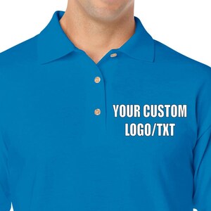 Custom Polo Shirt With Your Text or 