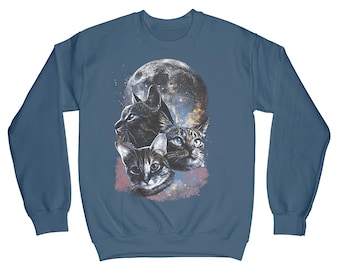 space cat sweater