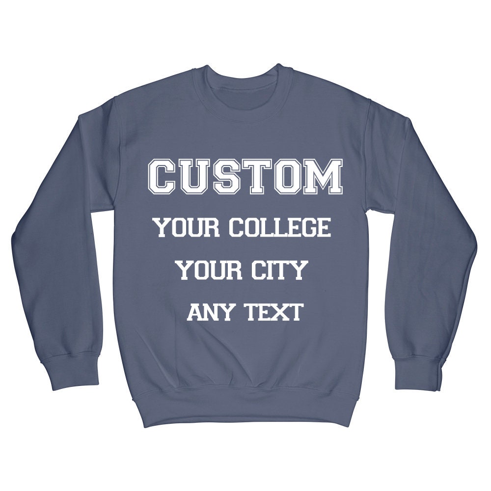 custom college sweaters