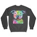 Neon Pitbull Sweatshirt, Adult Unisex Sweaters, Pitbull Lover, Pitbull Dog Owner Gifts, Great Gift Ideas! 