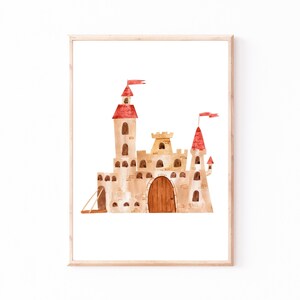 Poster Kinderzimmer Schloss · Kinderzimmer Bilder Geschenkidee Kinder Kinderzimmer Dekoration Babyzimmer Deko Baby Geschenk Geburt Ritter