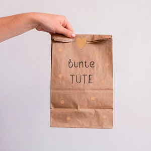 Bunte Tüte mit 10 Dankeskarten B-Ware Wundertüte Überraschungstüte Oopsie Tüte Karten Set Dankeschön Danke sagen Klappkarten Faltkarten