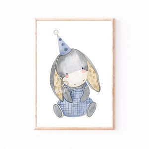 Poster Kinderzimmer Esel · Kinderzimmer Bilder Geschenkidee Kinder Kinderzimmer Dekoration Babyzimmer Deko Baby Geschenk Geburt Eselchen