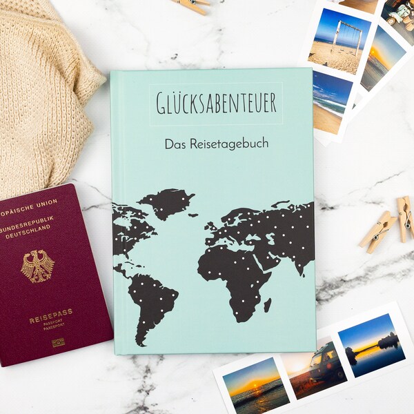 Glücksabenteuer: Reisetagebuch A5 Hardcover