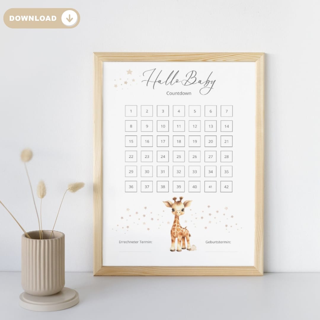 Countdown Kalender Für Kinder Zum Ausdrucken Ferien-countdown Für Kinder Basteln