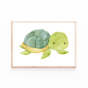 Poster Kinderzimmer Schildkröte · Kinderzimmer Bilder Tiere Geschenkidee Kinder Kinderzimmer Dekoration Babyzimmer Deko Baby Geschenk Geburt
