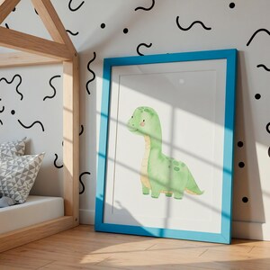 Dinosaur Poster Set A4 & A3 Children's Posters, Kids' Room, Dinosaur Pictures, Baby Room Picture, Dinosaur Posters, Baby and Children's Gift, 3-Piece Set image 11