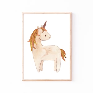 Poster Kinderzimmer Einhorn · Kinderzimmer Bilder Geschenkidee Kinder Deko Kinderzimmer Dekoration Babyzimmer Baby Geschenk Geburt Boho