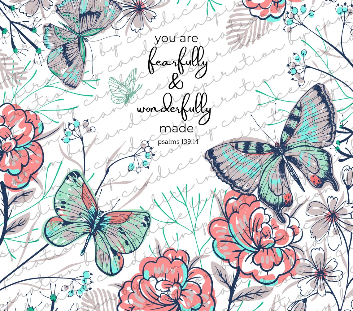 You Are Fearfully and Wonderfully Made Inspirational Bible - Etsy