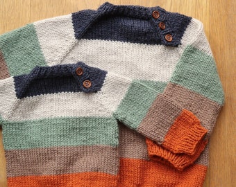 Kid sweater knitting pattern easy, boy sweater knitting pattern for toddlers, knitting pattern baby sweater, baby sweater knitting pattern