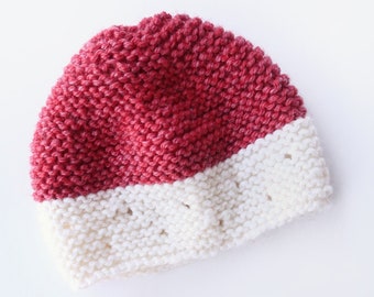 Baby knit hat pattern, knitted hat pattern for newborn girl hat, baby hat knitting pattern, baby hat pattern, newborn hat pattern