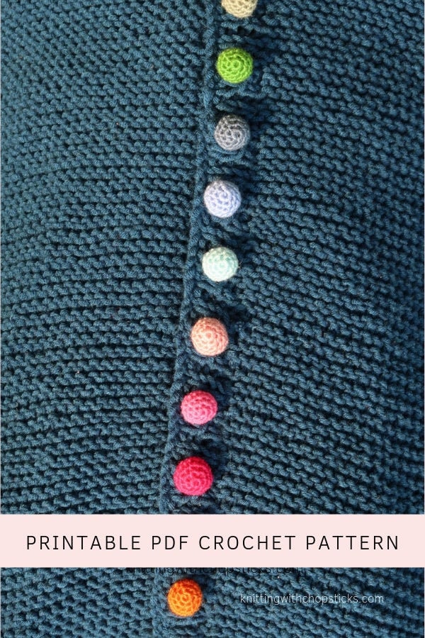 Crochet Button Pattern