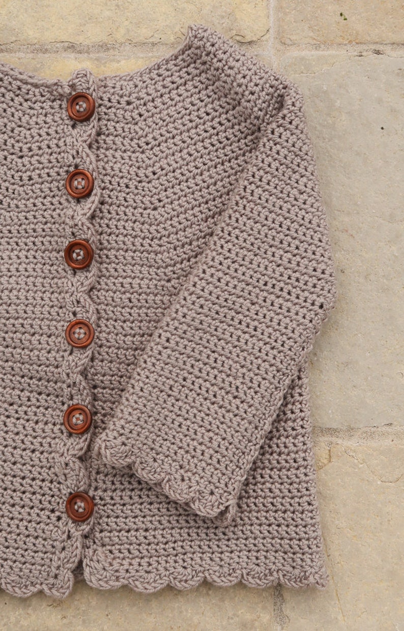 Baby crochet outfit pattern: baby crochet cardigan pattern & crcohet bloomers, crochet baby patterns girl, baby girl crochet pattern easy image 4