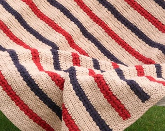Alex Blanket Crochet Pattern Easy Crochet Blanket Pattern Beginners Baby Blanket Pattern for 9 Sizes