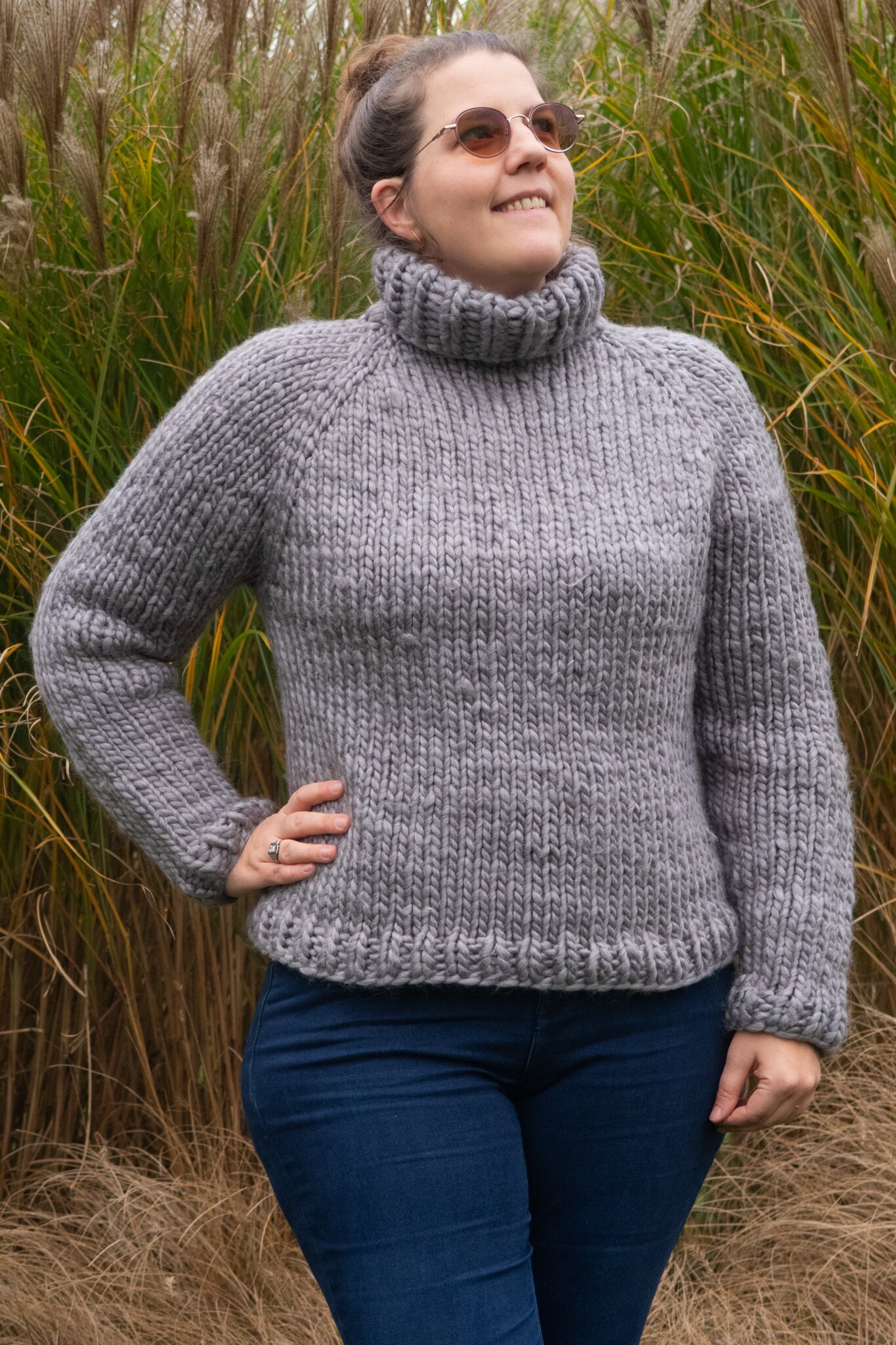 【新品未使用】NKNIT pattern pullover sweater Women's Multi Patterned Sweater Knitting Pattern DK 8 Ply