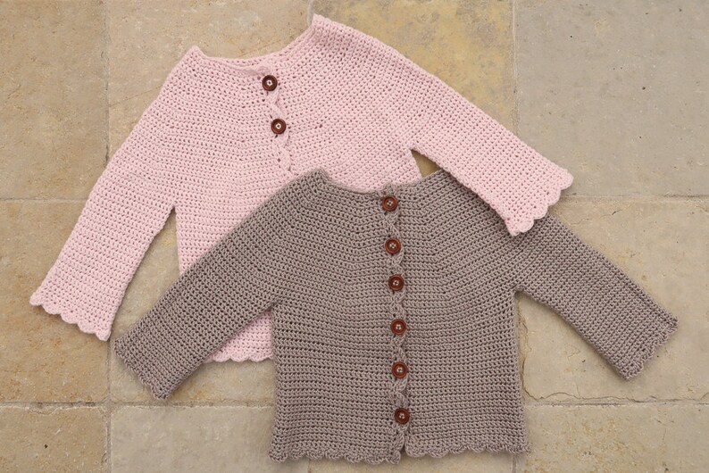 Baby crochet outfit pattern: baby crochet cardigan pattern & crcohet bloomers, crochet baby patterns girl, baby girl crochet pattern easy image 8