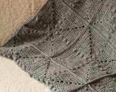 Easy crochet blanket pattern, chunky crochet blanket pattern granny square, modern beginner blanket crochet pattern