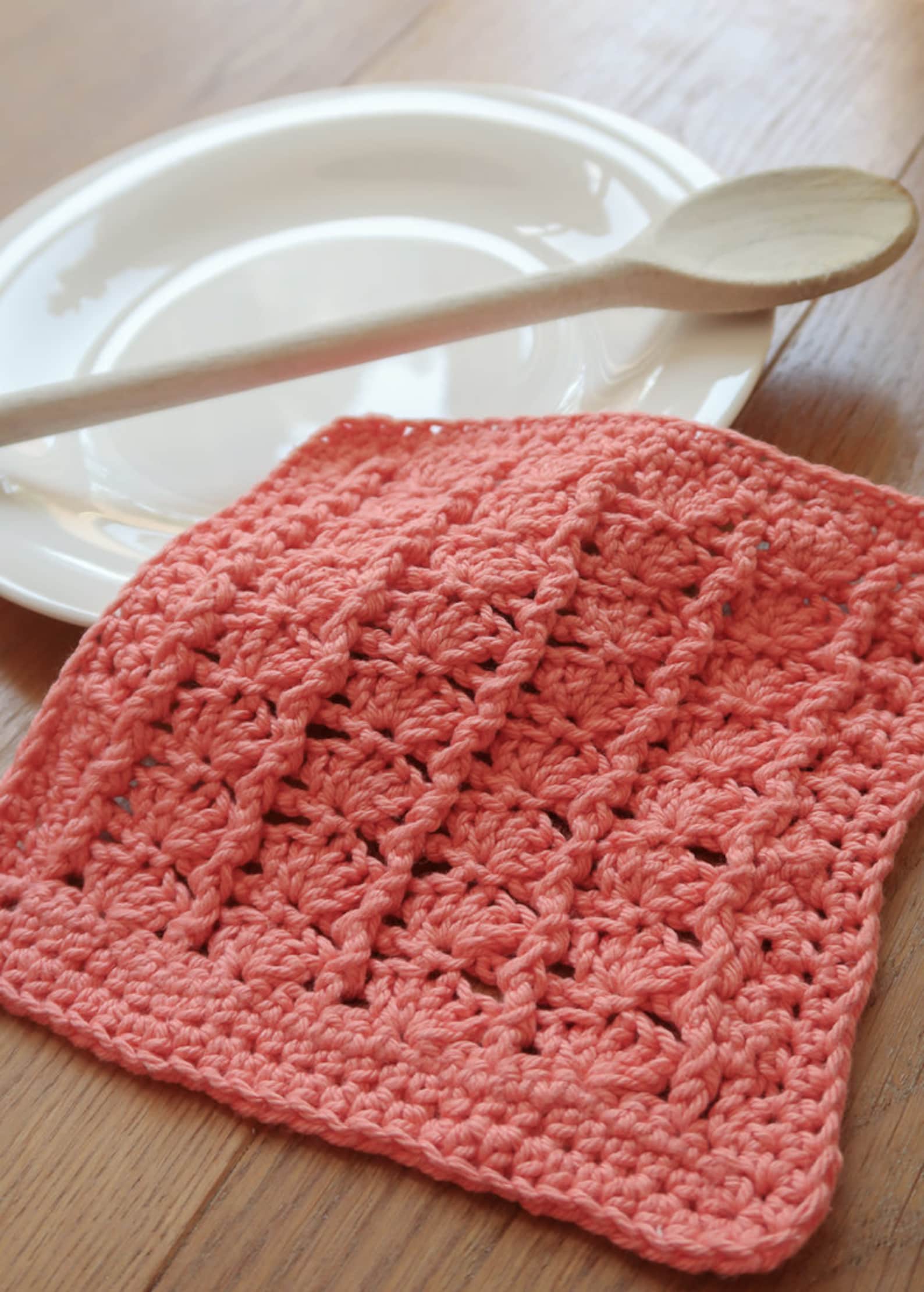 Classics Dishcloth Crochet Pattern Set 5 Crochet Dishcloth Etsy