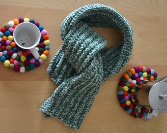 Beginner Scarf Knitting Pattern PDF DIY, gift knit pattern for quick knit scarf, easy scarf knitting photo pattern, easy ribbed scarf