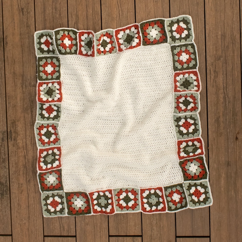 4 Easy crochet blanket pattern for crochet edge baby blanket to king, classic crochet blanket pattern easy, crochet blanket border pattern image 10