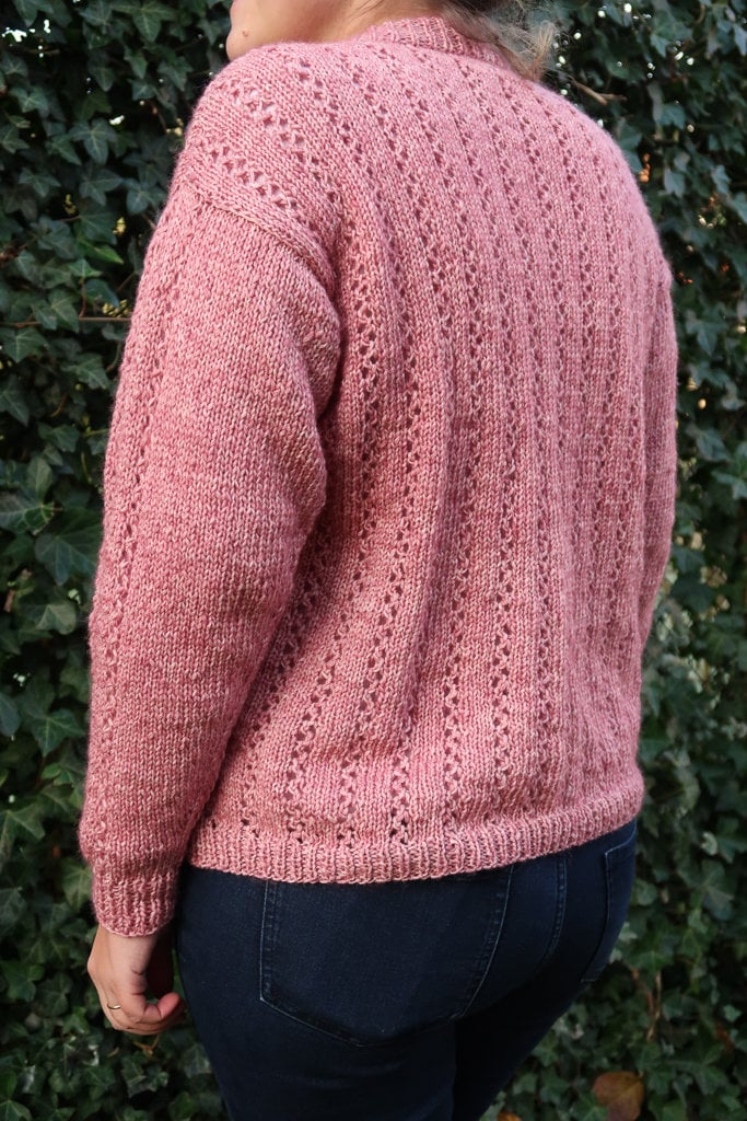 Easy Lace Sweater Knitting Pattern Cozy Knit Sweater Pattern - Etsy UK