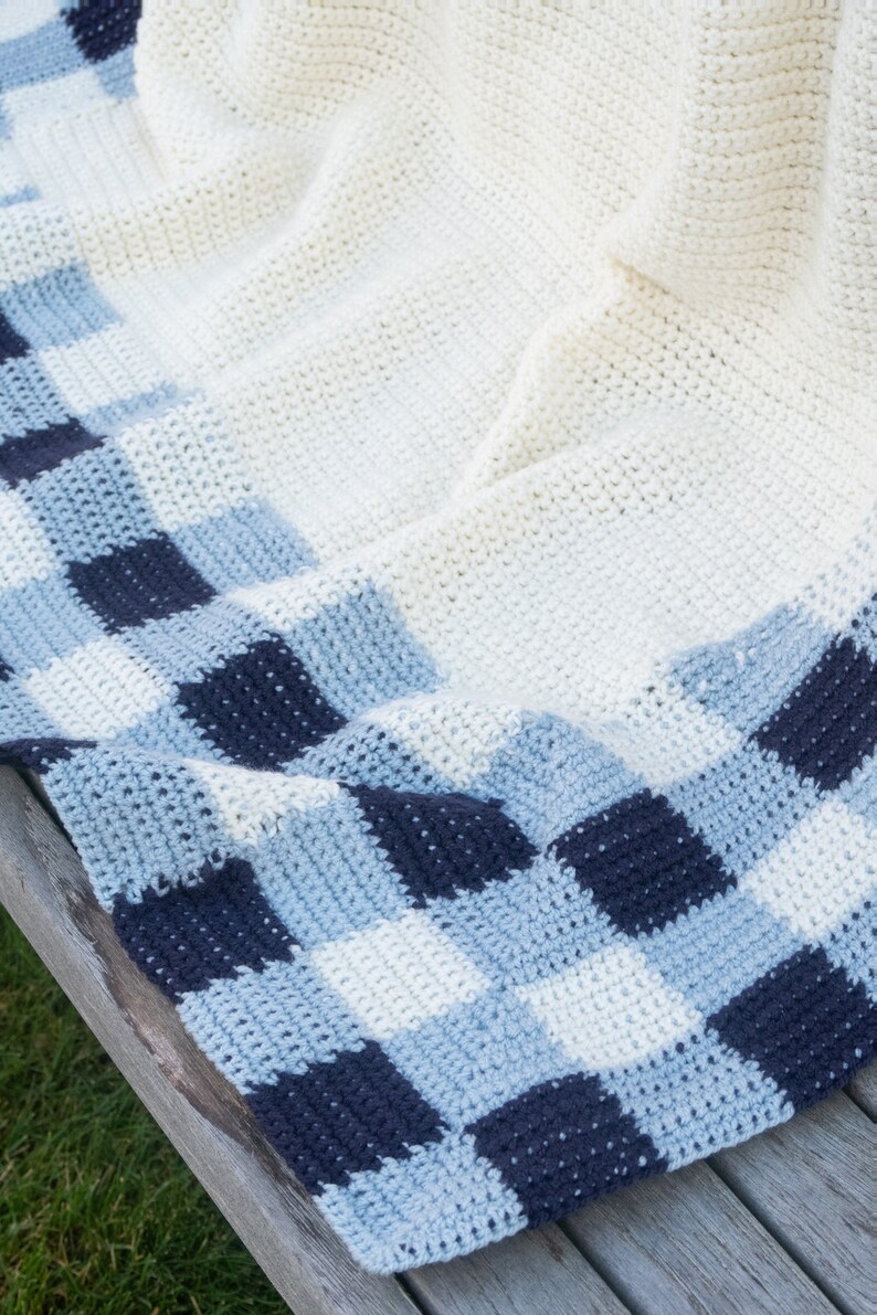4 Easy crochet blanket pattern for crochet edge baby blanket to king, classic crochet blanket pattern easy, crochet blanket border pattern image 8