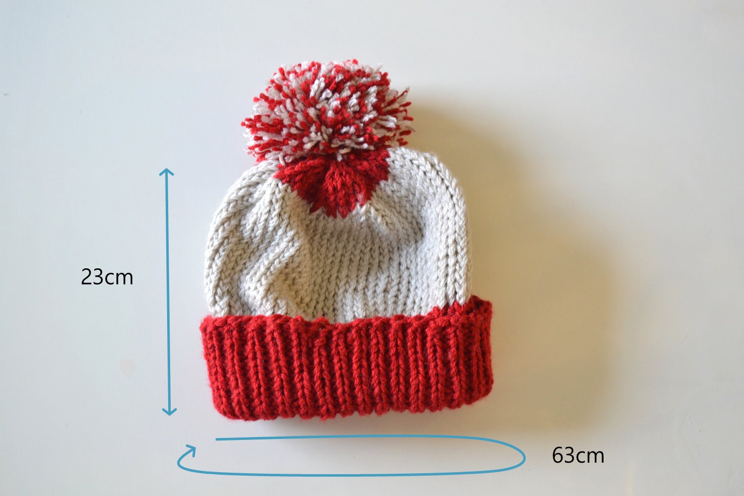 Beanie Hat Gift Knit Pattern Easy Photo Tutorial Quick Hat Etsy