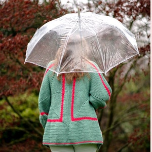 Mathilda's Easy Crochet Cardigan Pattern, cardigan crochet pattern for woman, bell sleeve sweater crochet pattern S to 2XL image 2