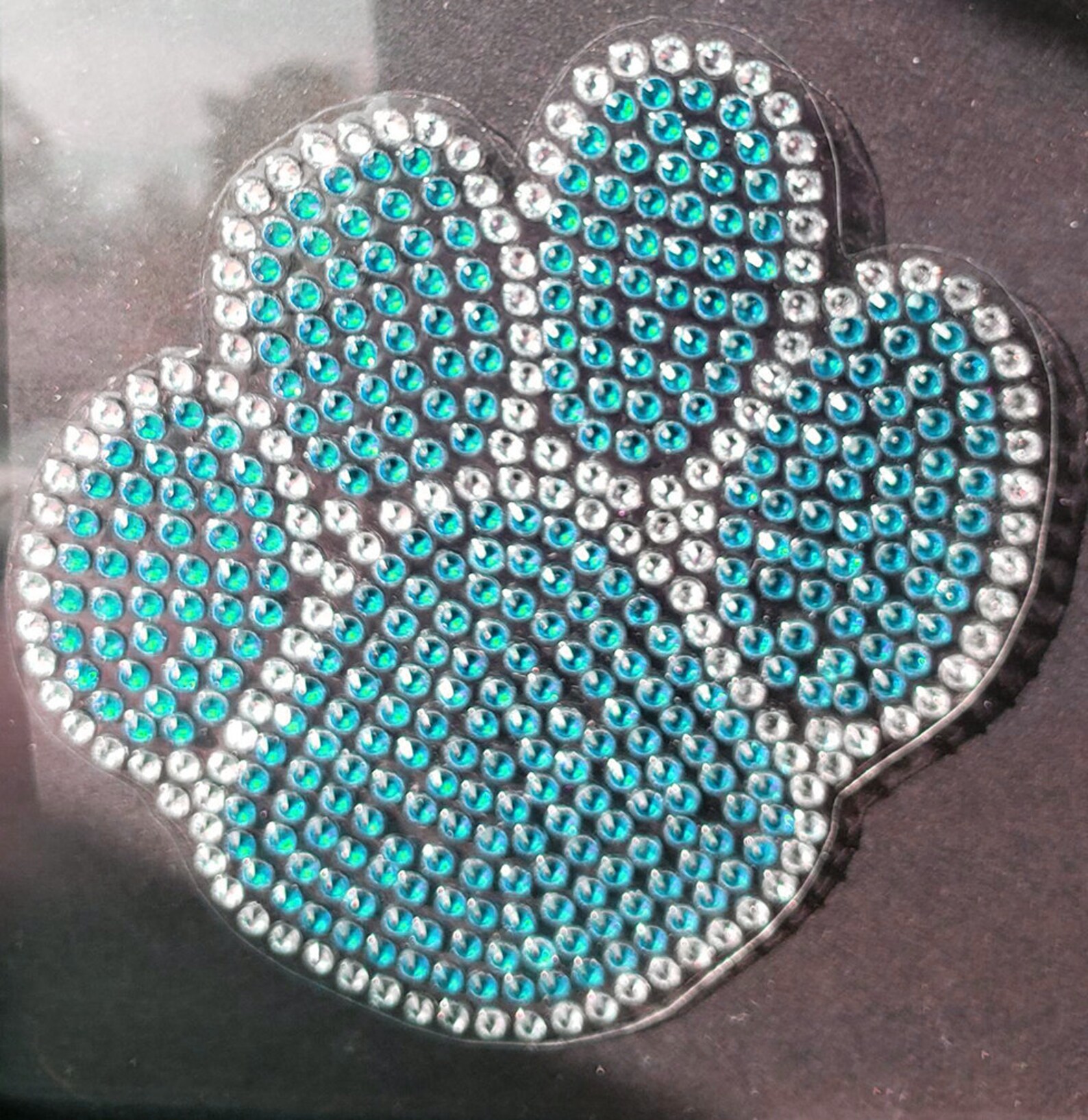 Rhinestone Car Decals Paw Print custom colors Etsy