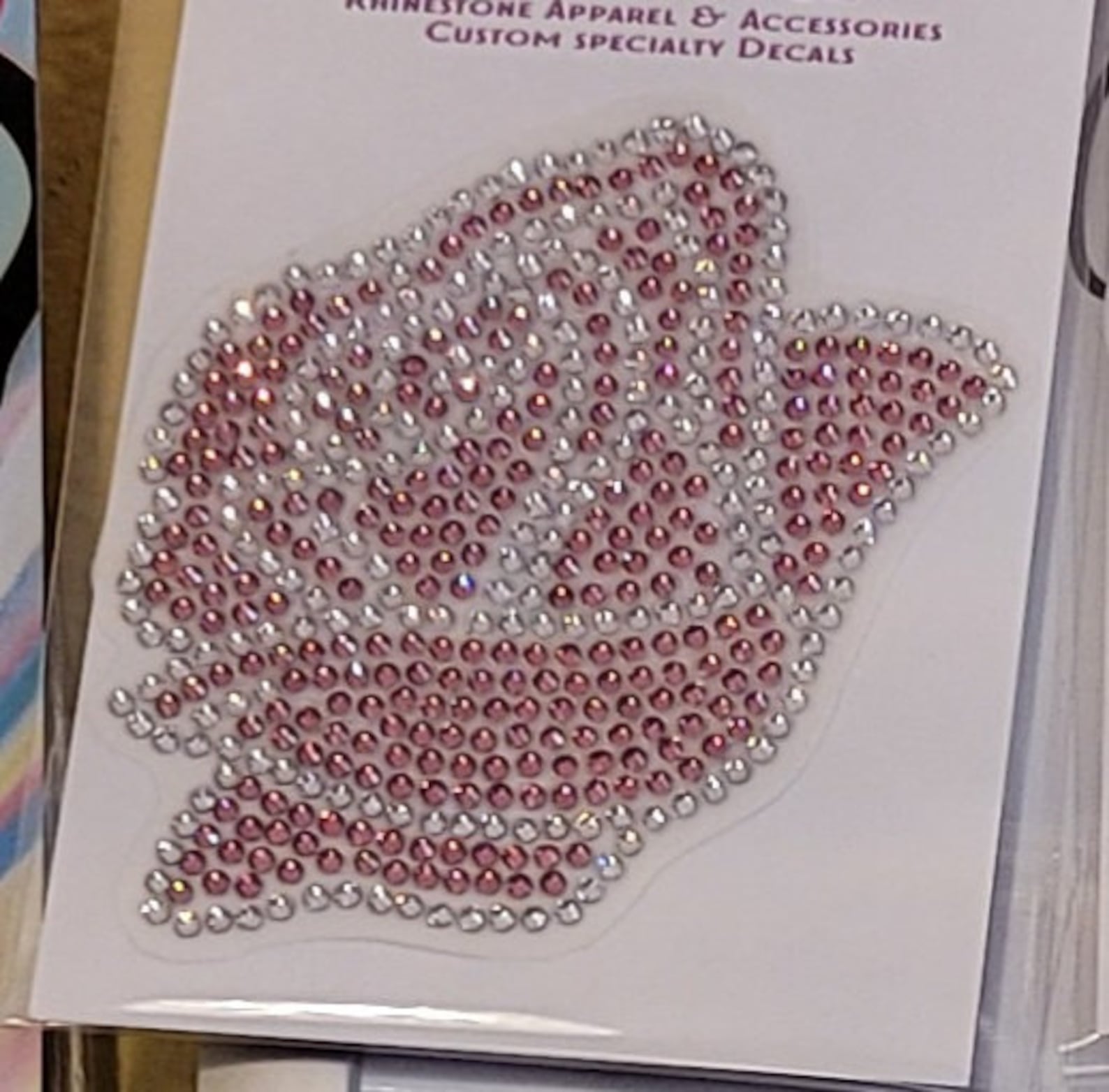 Rhinestone Car Decals ROSE Custom Colors Etsy