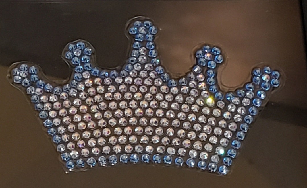 CUSTOM Color Rhinestone Car Decals - SMALL Crown - 2.5