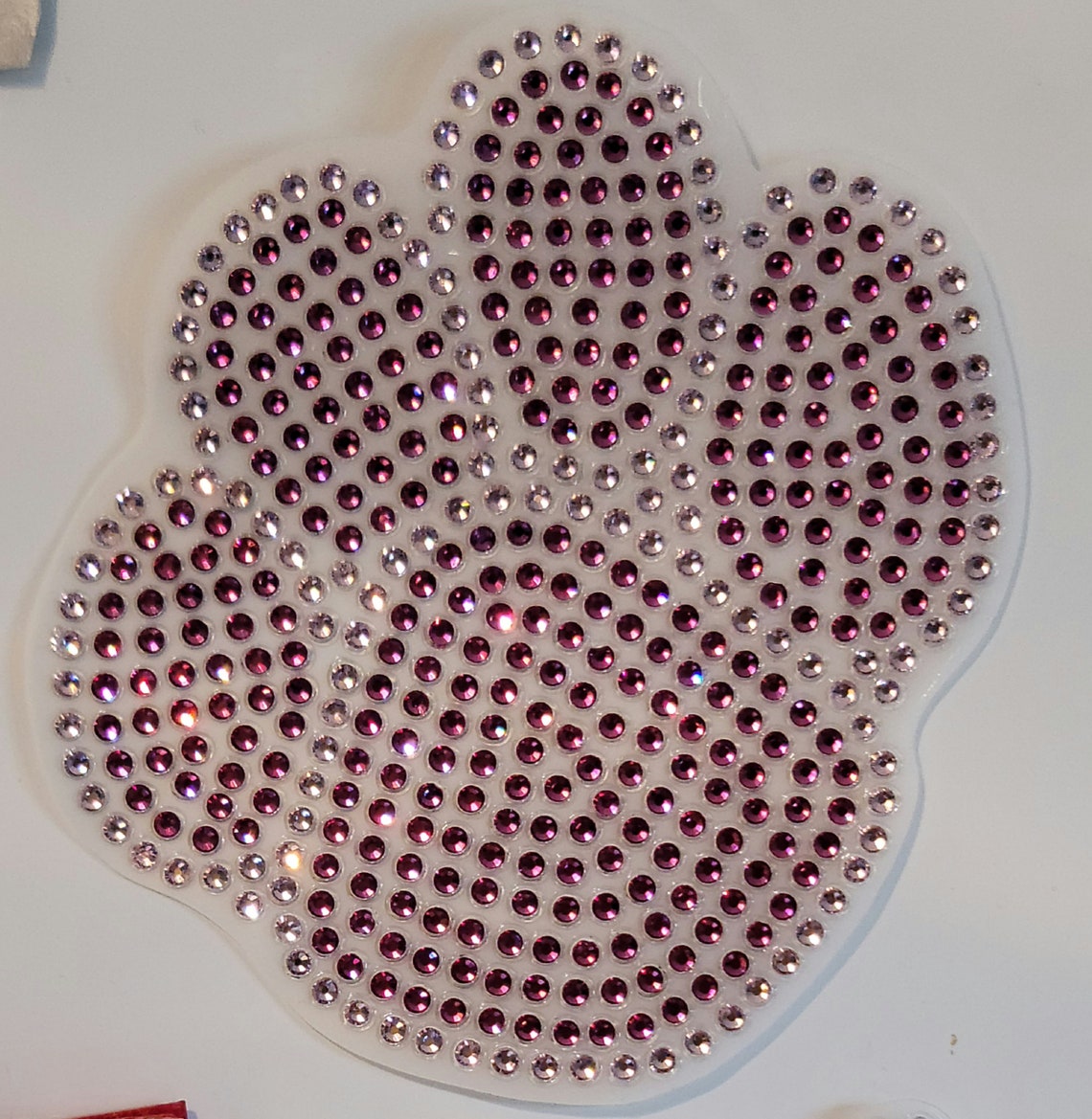 Rhinestone Car Decals Paw Print custom colors Etsy