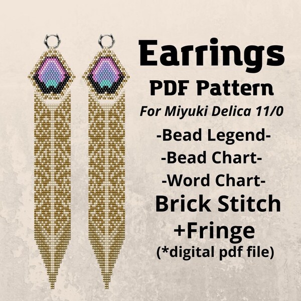 Delica Bead Earrings - Etsy