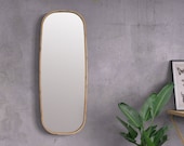 MIRA SQUIRCLE Circle Mirror Bamboo Handmade Minimal Bohemian Beauty Round Full length Large Luxury Wall Mirror Bathroom Dressing Bedroom
