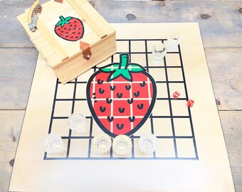 Tablero personalizado y caja de vasos