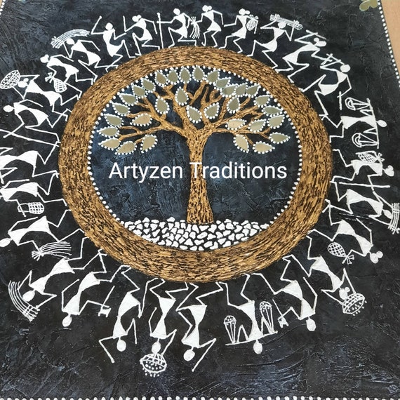 Warli painting cheap kurtis online
